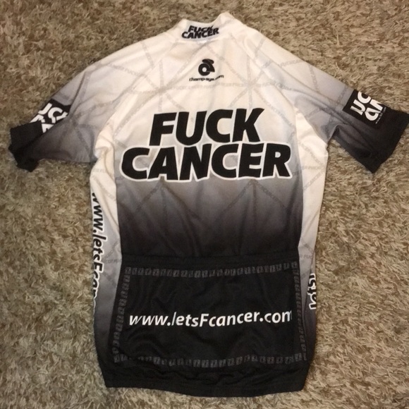 Champ-sys.com Fuck Cancer cycling shirt - Picture 4 of 5